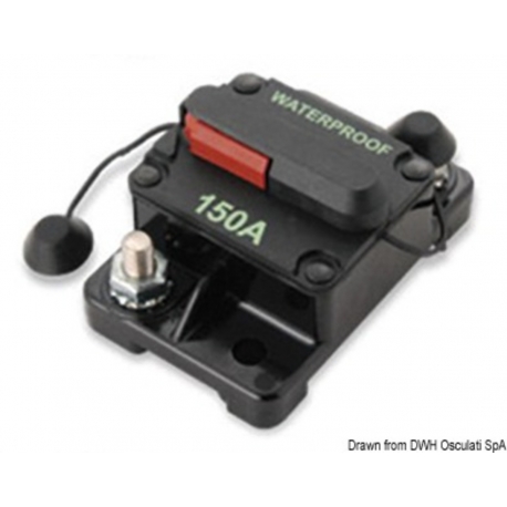Watertight thermal protection switch for winch and bow thruster