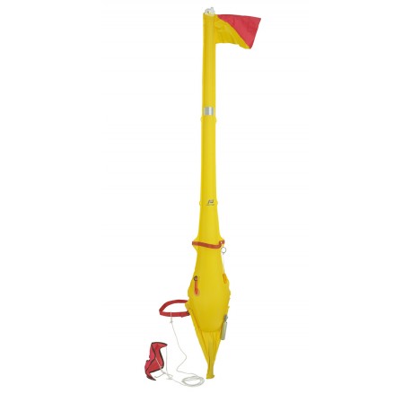 Inflatable IOR pole with ABS container