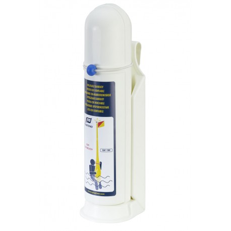 Inflatable IOR pole with ABS container