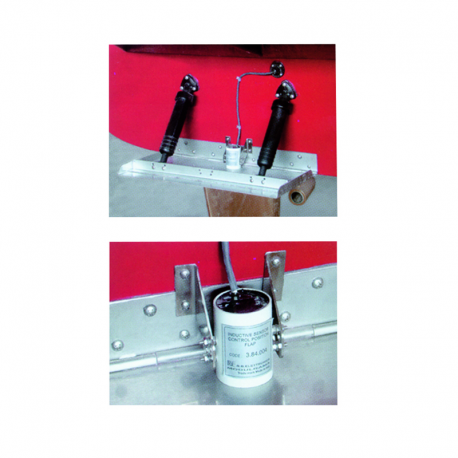 Pair of flaps position angle control sensors