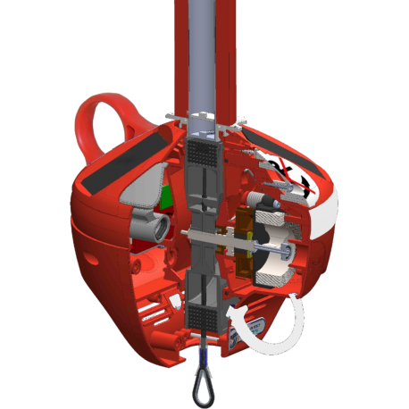 Coupler with recoiling claw