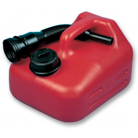 R.I.Na. approved fuel tank with safety air vent and decanter