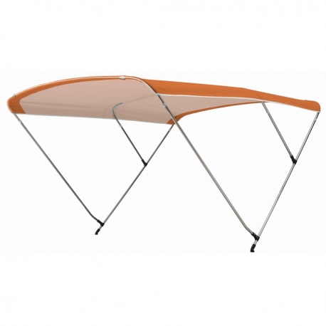 Awning SPORT 3 arches, stainless steel tube Ø 20 mm., height 95 cm. - Neptune Marine Equipment