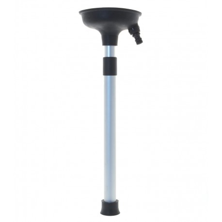 Rubber bonnet with quick water connection for washing inboard engines