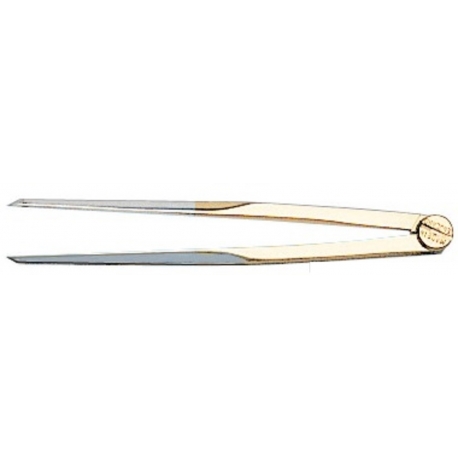 Nautical compasses with hard, mirror-polished tips