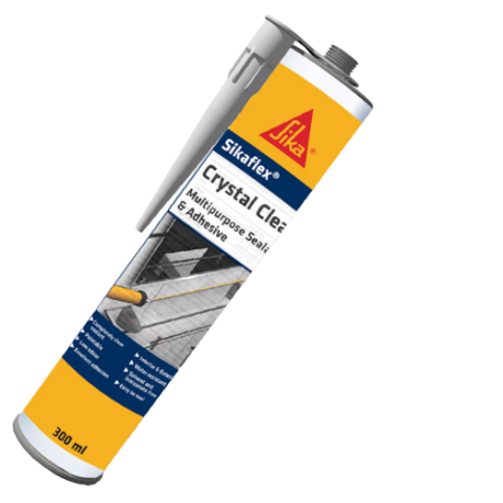 Single component adhesive 290ml. - Sika 112 Crystal clear
