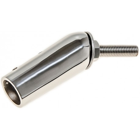 Micro-cast conical base in stainless steel AISI 316 - base inclined at 60°.