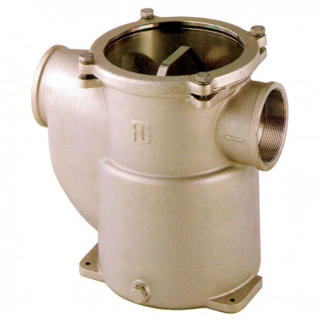 Mediterranean" water purification filter in nickel-plated bronze