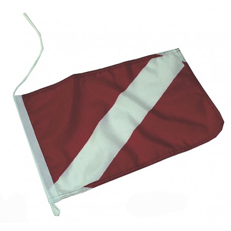 Diving flag in 100% polyester stamina fabric
