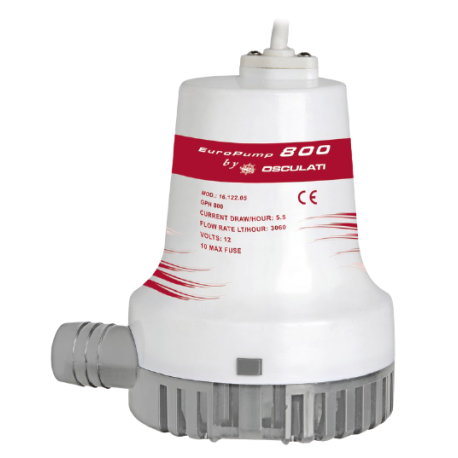 Osculati Europump II 800 12 V 51 L/min bilge pump