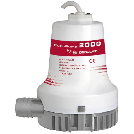 Osculati Europump II 2000 12 V 128 L/min bilge pump