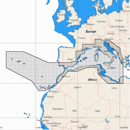 Cartography C-MAP 4D MAX SD/Micro SD for Raymarine, Furuno