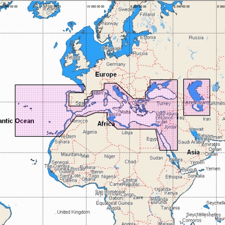 Cartography C-MAP MAX-N SD/Micro SD for Lowrance, Simrad, B