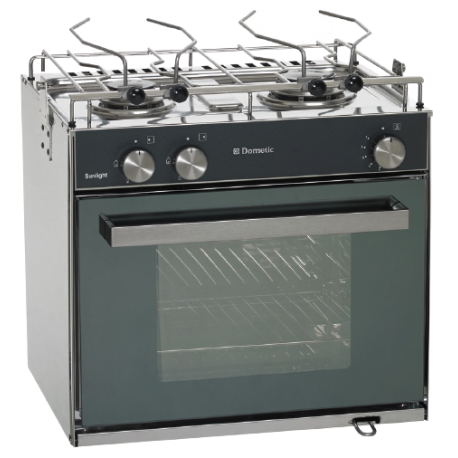 Cucina con forno a gas Smev Sunlight Slim a 2 fuochi - Dometic