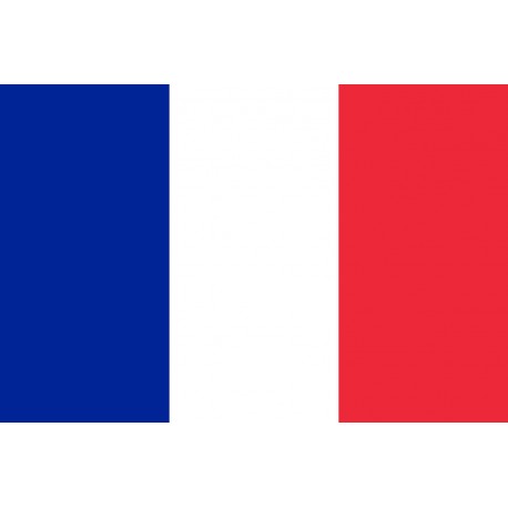 France flag in 100% polyester stamina fabric