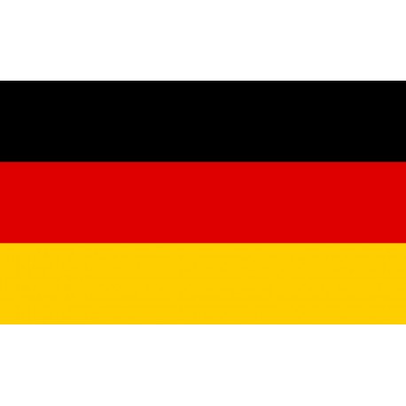 Germany flag in 100 % polyester stamina fabric