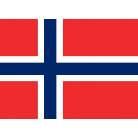 Bandiera Norvegia in tessuto stamina di poliestere 100 %