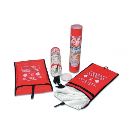 Flame retardant combustible fiberglass blanket in compliance with EN 1869