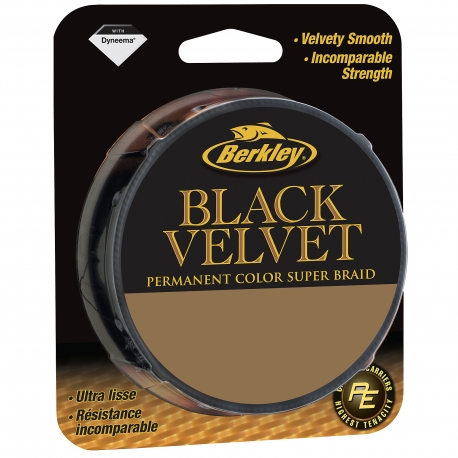 Berkley Black Velvet 0.14MM braided fishing line 300M