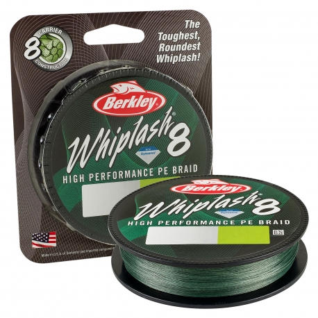 Berkley Whiplash 8 0.25MM braided 150M GRN