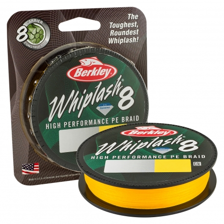 Berkley Whiplash 8 0.08MM braided 150M YEL