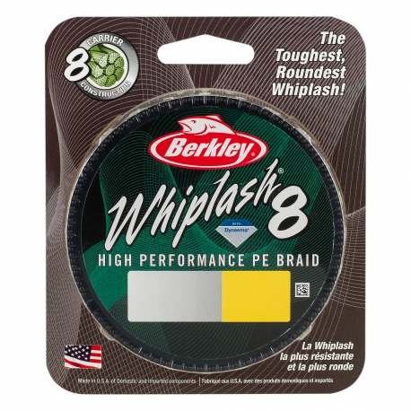 Berkley Whiplash 8 0.06MM braided 300M YEL