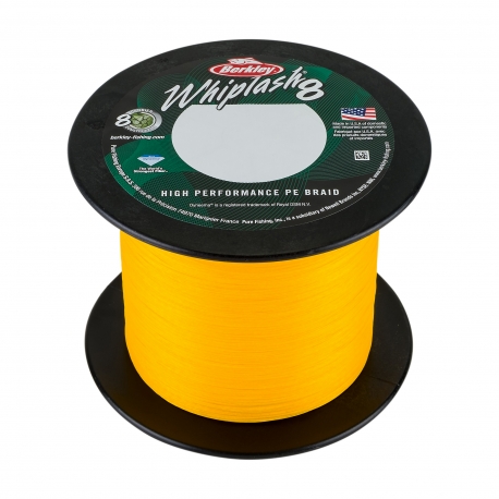Berkley Whiplash 8 0.18MM braided 2000M YEL