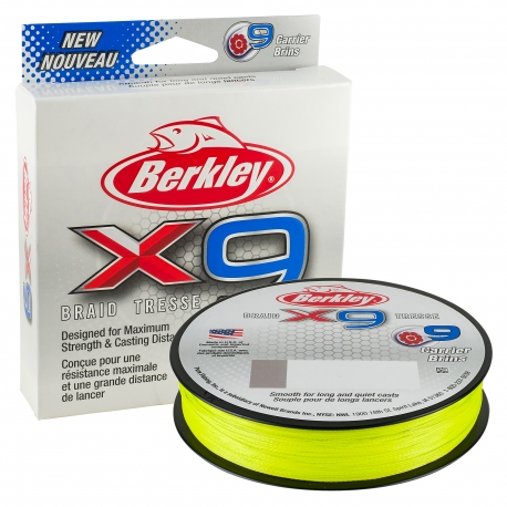 Berkley X9 Braid 0.17MM trecciato da 150M FLGRN