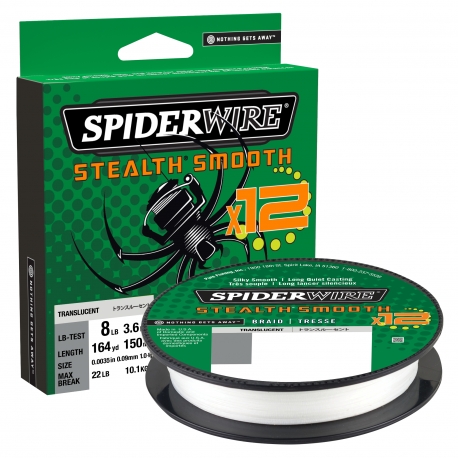 SpiderWire Stealth Smooth 12 Braid 0.29MM 150M TRNS