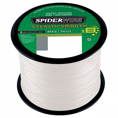 SpiderWire Stealth Smooth 8 Braid 0.19MM braided 2000M TRNS