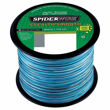SpiderWire Stealth Smooth 8 Braid 0.33MM trecciato 2000M BLCAM