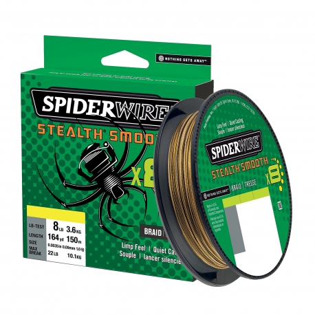 SpiderWire Stealth Smooth 8 Braid 0.06MM 150M CAMO Braid