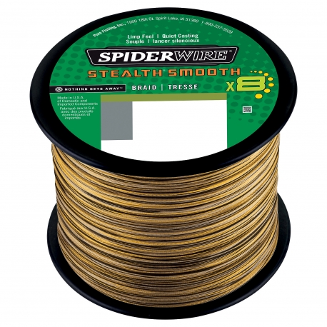 SpiderWire Stealth Smooth 8 Braid 0.33MM braided 2000M CAMO