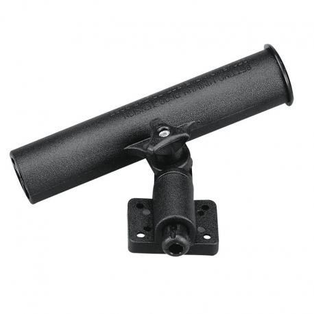 Adjustable rod holder for base and pulpits