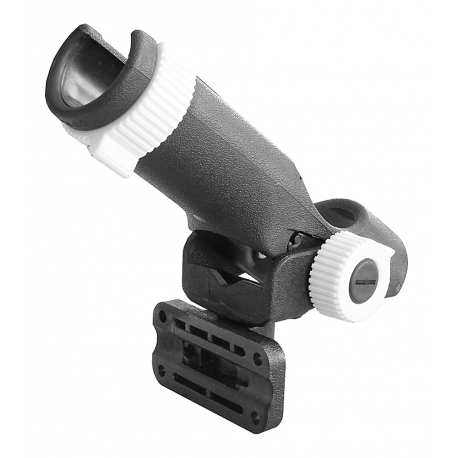 Adjustable rod holder bayonet wall connection