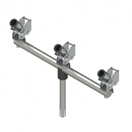 Revolution 3: three-barrel rocket with 0° recess - Inox Innovation