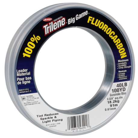 Berkley Trilene Big Game 0.56MM Fluorocarbon Leaders 91M