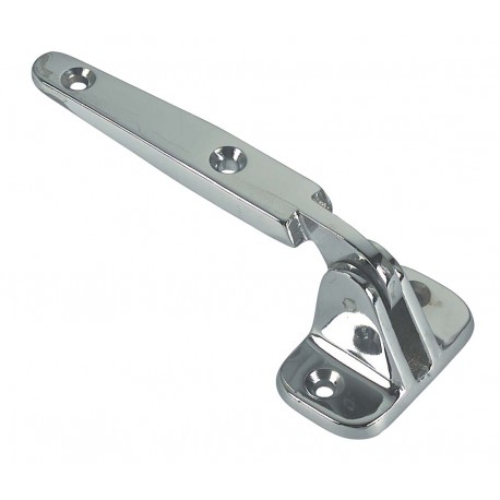 Chromed brass hinge