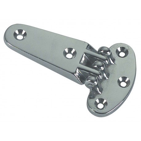 Chromed brass hinge