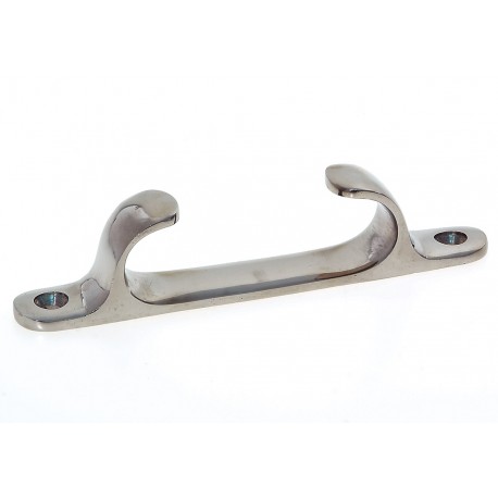 Straight mirror polished stainless steel cable gland
