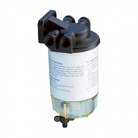 10 MICRON water/fuel separator filter complete with tank and vent