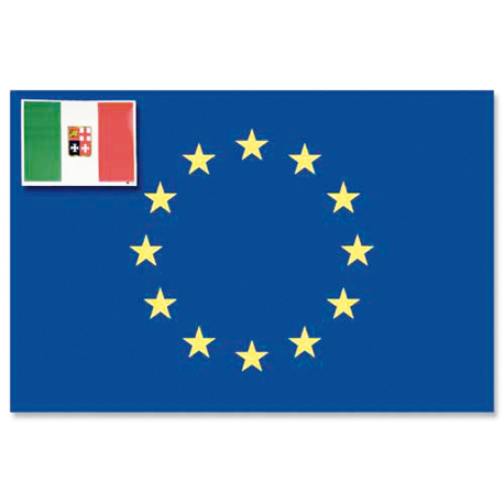 Adhesive flag europe italy