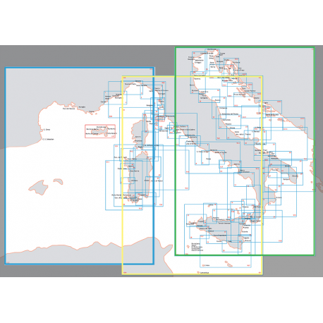 Large maps scale 1:1,000,000