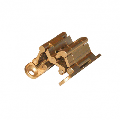 Invisible polished hinge
