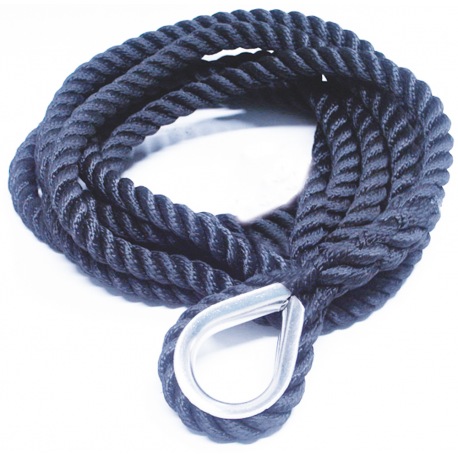 Blue mooring rope redancia inox mt.7