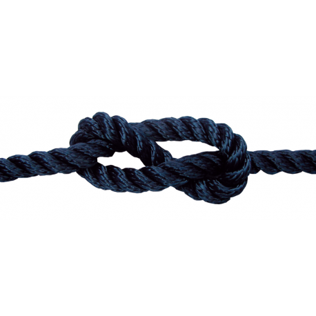 Cima ritorta blu navy