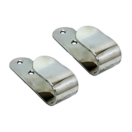 Pair of stainless steel hooks