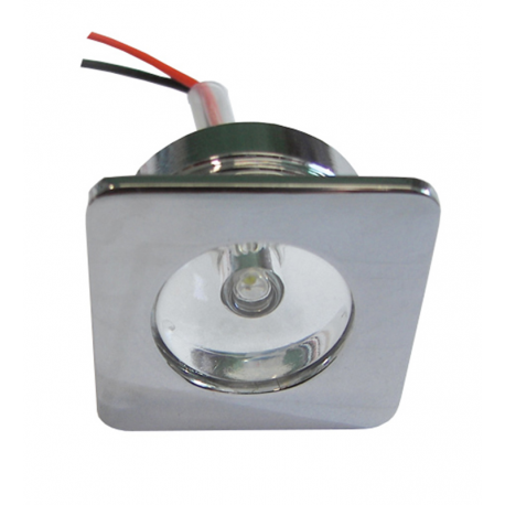 Waterproof square courtesy light 1 led