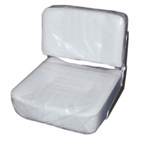 Armchair with folding backrest