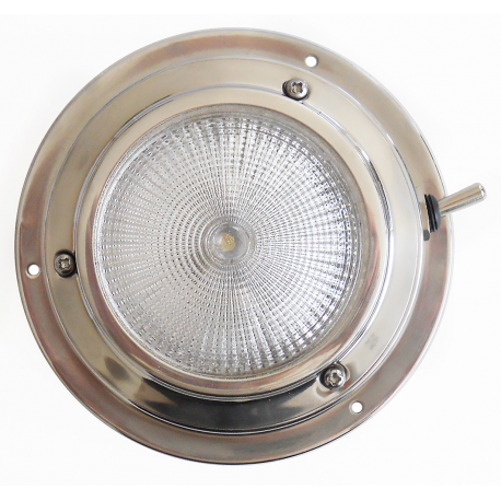 Plafoniera in acciaio inox